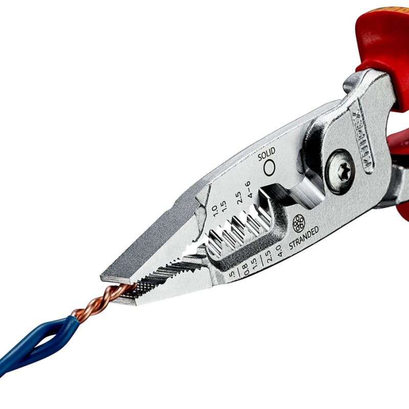 Knipex 1376200ME Pliers Cutters Wire Strippers 200mm Insulated 1000V