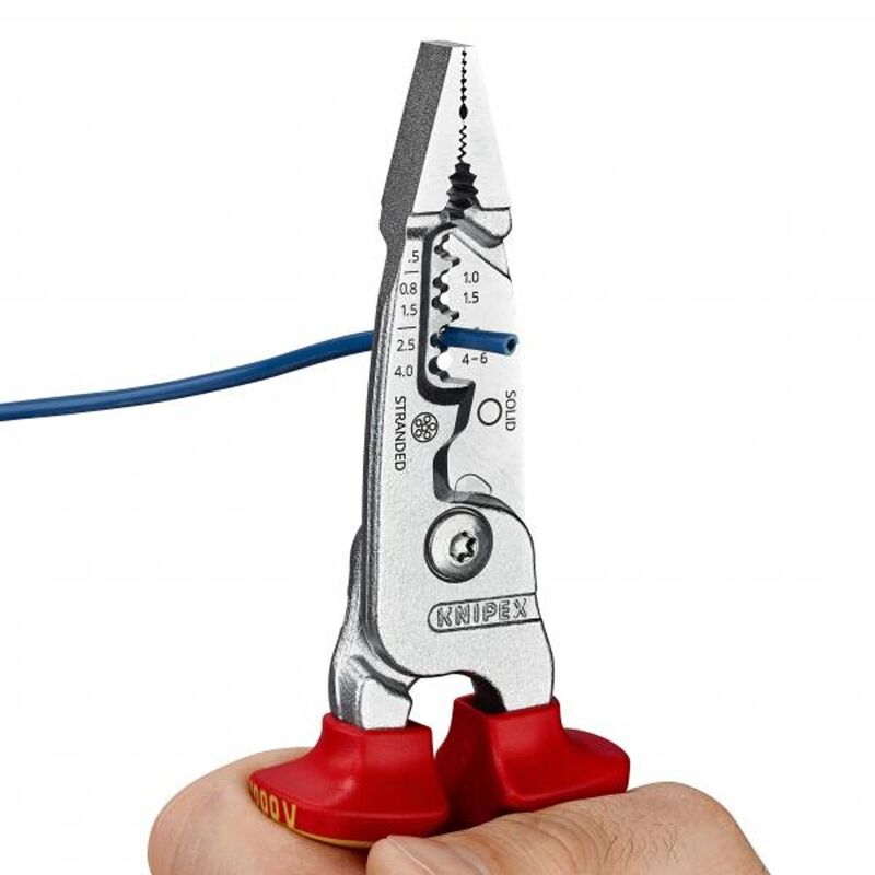 Knipex 1376200ME Pliers Cutters Wire Strippers 200mm Insulated 1000V