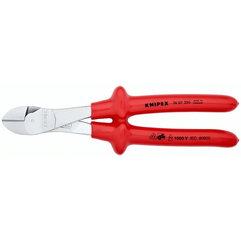 Knipex 7407250 Diagonal Cutters 250mm Insulated 1000V