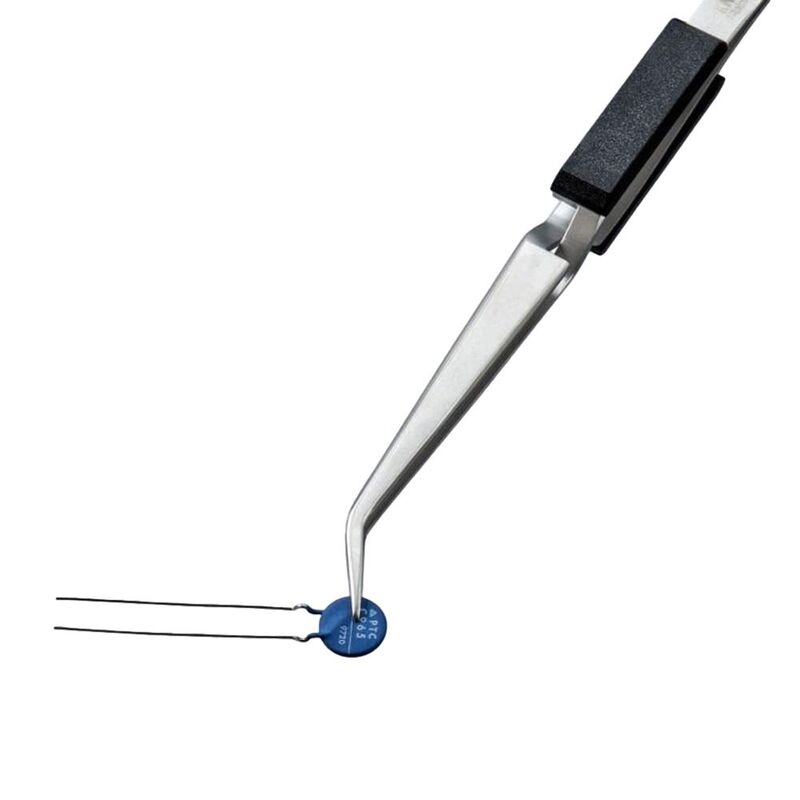 Knipex 929590 Crossover Tweezers Angled Tips 160mm Plastic Grips