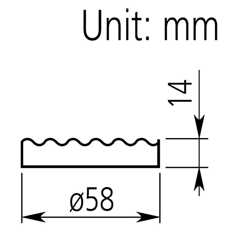 Mitutoyo Dial Indicator Stand 58mm Serrated Round Anvil 101462