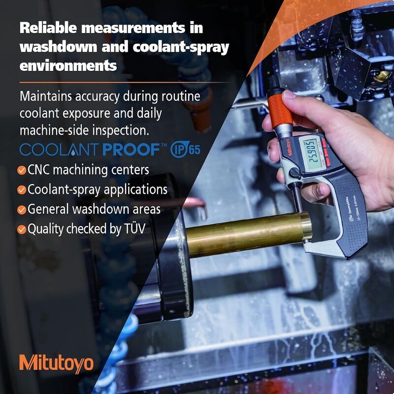 Mitutoyo Digital Micrometer QuantuMike 0mm 25mm 29318040