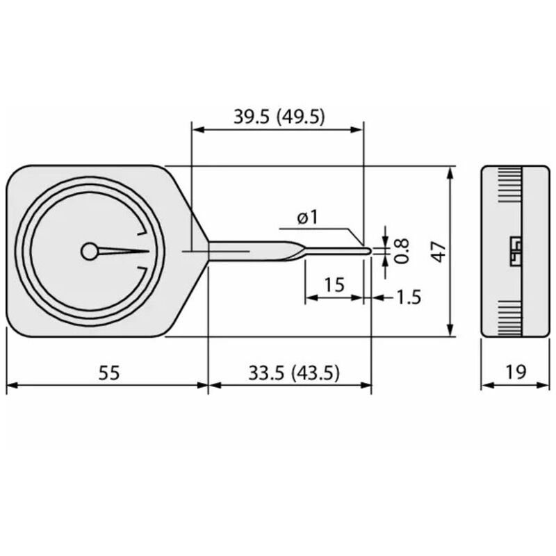 Mitutoyo Tension Gauge Peak Hold 001N 01N 546133