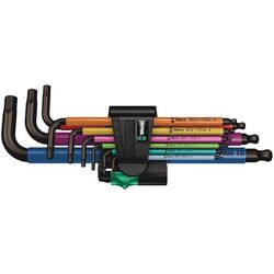Wera Hex L-Key 9 Piece Set
Metric (1.5mm - 10mm)
BlackLaser Steel 950/9