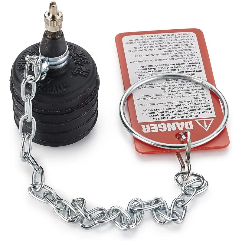 Cherne Inflatable Plug Pipe Blocking Test Ball 45mm to 58mm 270024
