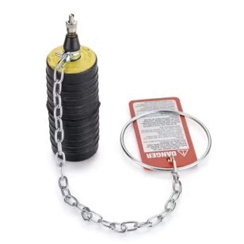 Cherne Inflatable Plug Pipe Blocking Test Ball 46mm to 80mm 276238