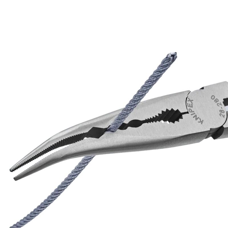 Knipex 2881280 Needle Nose Pliers Angled Tips 280mm Long Reach