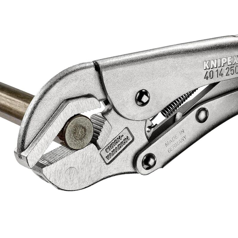 Knipex 4014250 Locking Pliers with Flat Jaws 250mm Pivoting Jaw