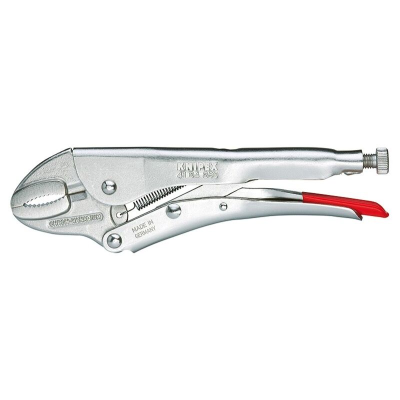 Knipex 4104250 Locking Pliers with Curved Jaws 250mm