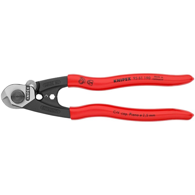 Knipex 9561190 Wire Rope Cutters 190mm