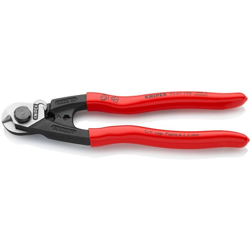 Knipex 9561190 Wire Rope Cutters 190mm