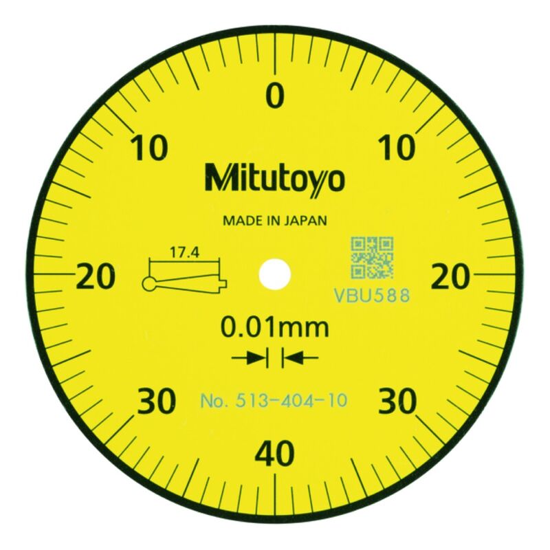 Mitutoyo Dial Test Indicator Metric 08mm Standard Type 51340410E