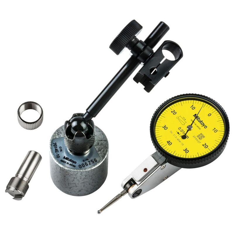 Mitutoyo Dial Test Indicator With Mini Magnetic Stand 51390810E Metric 08mm
