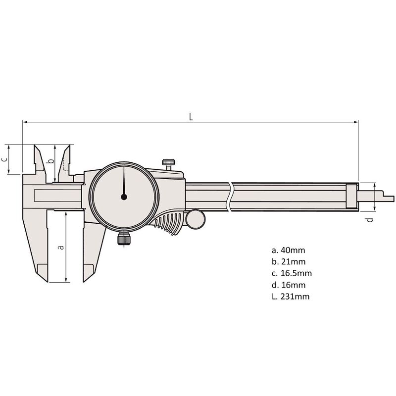 Mitutoyo Dial Vernier Caliper 150mm 505732