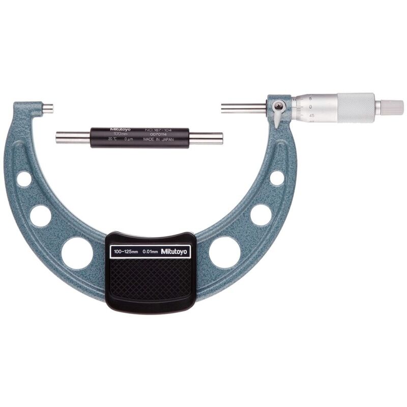 Mitutoyo Outside Micrometer Metric 100mm 125mm 10314110