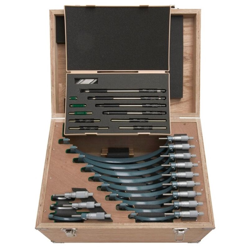 Mitutoyo Outside Micrometers Metric 0mm 300mm 10391450 12 Piece Set