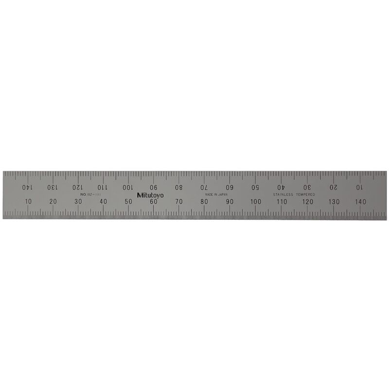 Mitutoyo Stainless Ruler 150mm Rigid 182111