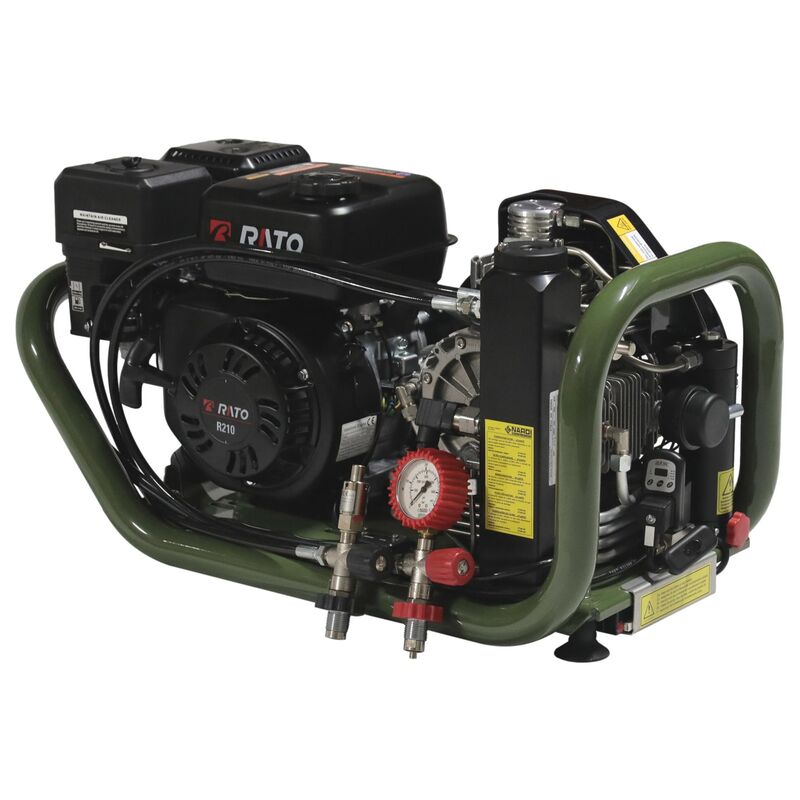 Nardi Paintball Shooting Compressor Atlantic G100 Petrol 100 lpm 225 330 bar