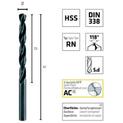 Alpen Maykestag Drill Bit Set 1mm to 13mm 25 Pieces