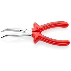Knipex 2627200 Long Nose Pliers Angled Tips 200mm Insulated 1000V