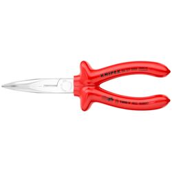 Knipex 2627200 Long Nose Pliers Angled Tips 200mm Insulated 1000V
