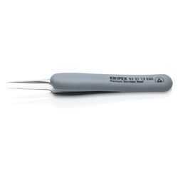 Knipex 922113ESD Precision Tweezers Needle Tips 112mm ESD Rubber Grips
