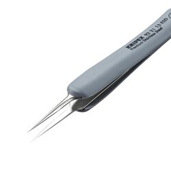 Knipex 922113ESD Precision Tweezers Needle Tips 112mm ESD Rubber Grips