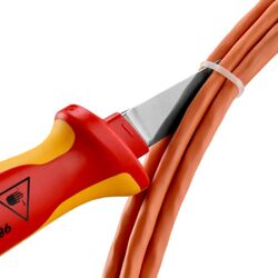 Knipex 9852 Cable Knife Insulated 1000V