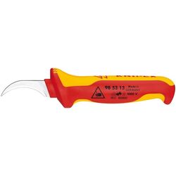 Knipex 985313
Cable Stripping Knife 190mm
(Insulated 1000V)