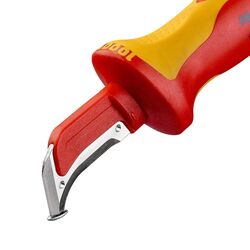 Knipex 9855 Cable Stripping Knife Insulated 1000V