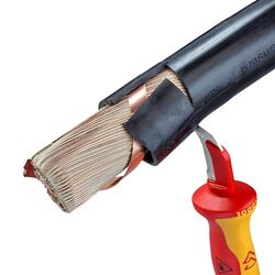 Knipex 9855 Cable Stripping Knife Insulated 1000V