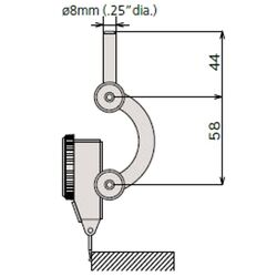 Mitutoyo Dial Test Indicator Centering Holder 8mm Stem 901959