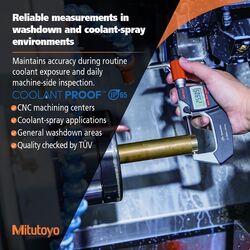 Mitutoyo Digital Micrometer QuantuMike 0mm 25mm 29318040