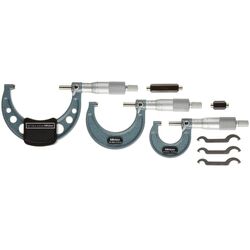 Mitutoyo Outside Micrometers
Metric (0mm - 75mm)
103-927-10 (3 Piece Set)