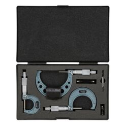 Mitutoyo Outside Micrometers Metric 0mm 75mm 10392710 3 Piece Set