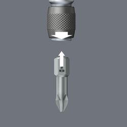 Wera Hex Bit Holder Non-Magnetic 51mm Quick Release 89441K