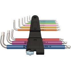 Wera Hex L Key 9 Piece Set Metric Stainless Steel 39509