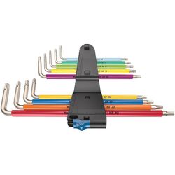 Wera Torx L Key 9 Piece Set Metric TX8 TX40 Stainless Steel 39679